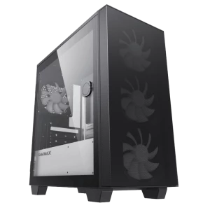 Carcasă PC Gamemax Aero Mini ECO, Micro-ATX, Fără PSU, Negru