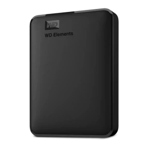 Внешний портативный жесткий диск Western Digital WD Elements, 6 ТБ, Чёрный (WDBHJS0060BBK-WESN)