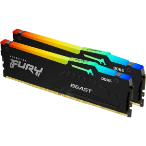 Memorie RAM Kingston FURY Beast RGB, DDR5 SDRAM, 5200 MHz, 32 GB, KF552C36BBEAK2-32