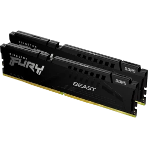 Memorie RAM Kingston FURY Beast, DDR5 SDRAM, 6400 MHz, 32GB, KF564C32BBEK2-32