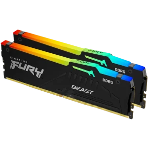 Memorie RAM Kingston FURY Beast RGB, DDR5 SDRAM, 5600 MHz, 16GB, KF556C36BBEAK2-16