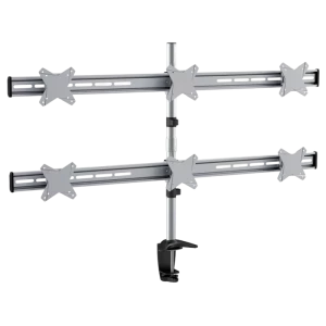 Suport birou pentru monitoare Reflecta PLANO Desk 23-1010S, Argintiu