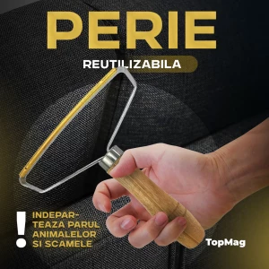 Perie Reutilizabila  - Indeparteaza Parul Animalelor si Scamele
