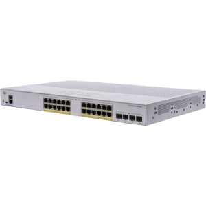 Сетевой коммутатор Cisco CBS250-24P-4G, 24x 10/100/1000 Мбит/с