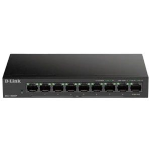 PoE коммутатор D-Link DES-1009MP, 8x IEEE 802.3af/at