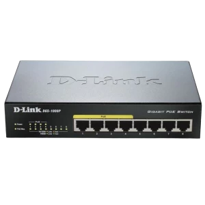 PoE коммутатор D-Link DGS-1008P, 4x IEEE 802.3af