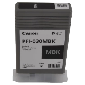 Картридж чернильный Canon PFI-030, 55мл, Матовый Черный