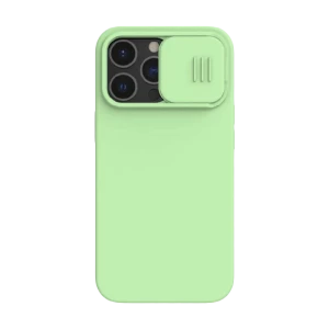 Чехол Nillkin iPhone 13 Pro, CamShield Silky Silicone, Mint Green