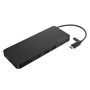 Stație Docking Lenovo USB-C Slim Travel Dock, Negru