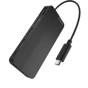 Stație Docking Lenovo USB-C Dual Display Travel Dock, Negru