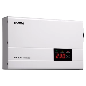Stabilizator de Tensiune SVEN SLIM AVR-1000 LCD, 1000VA