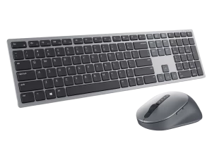 Set Tastatură + Mouse DELL KM7321W, Fără fir, Gri