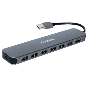 Adaptor Hub D-Link DUB-1370/B2A, Gri