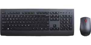 Set Tastatură + Mouse Lenovo 4x30h56821, Fără fir, Negru