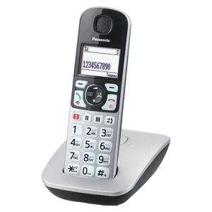 Telefon DECT Panasonic KX-TGE510, Argintiu