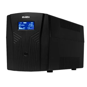 Sursă de alimentare neîntreruptibilă SVEN Pro 1500 LCD, Linear-interactiv, 1500VA, Turn