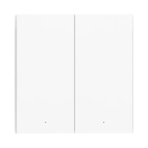 Comutator inteligent de lumină AQARA Wireless Switch H1 (Double Rocker), Alb
