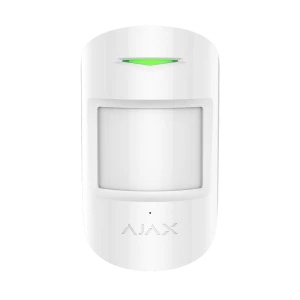 Датчик движения и разбития стекла Ajax CombiProtect, Белый