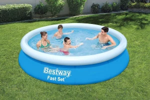 Piscină gonflabilă Bestway Fast Set, 6050L, Albastru/Alb, 57273