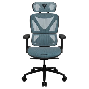 Офисное кресло ThunderX3 XTC Chroma, Вентилируемая Cетка, Искусственная Кожа, Синий | Чёрный