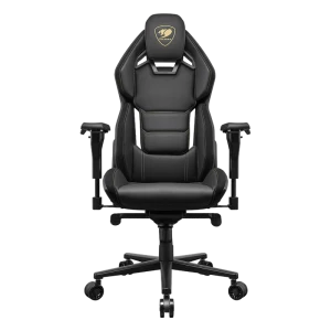 Игровое кресло Cougar Hotrod Royal, ПВХ Кожа, Черный/Золотой