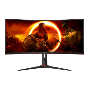 34" Игровой монитор AOC CU34G2XP/BK, VA 3440x1440 WQHD, Чёрный