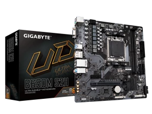 Материнская плата Gigabyte B650M S2H, AM5, AMD B650, Micro-ATX
