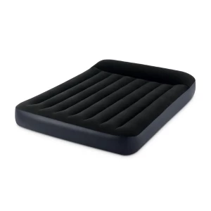 INTEX Надувной матрас “Pillow Rest Classic” 137x191x25 см с подголовником, встр.нас. 220-240В, до 272 кг