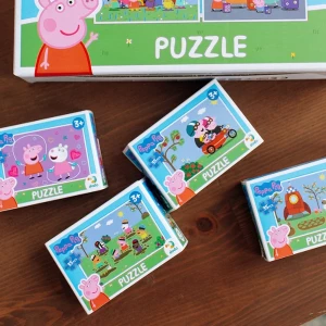 Puzzle-mini "Călătorie cu motocicleta", seria Peppa Pig, 35 elem.