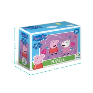 Puzzle-mini "Joacă cu prietena", seria Peppa Pig, 35 elem.