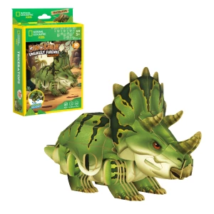 3D-пазл Triceratops – Увлекательное путешествие в мир динозавров, 61 элемент