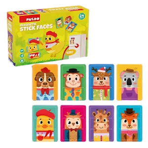 Магнитная игра "Собери лицо", 24 элем.