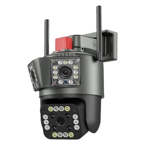 CAMERA VIDEO PENTRU EXTERIOR CU 3 OBIECTIVE  SI GEROFAR REZISTENTA LA APA