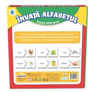 Puzzle "Învață alfabetul", (ro), Smile Games