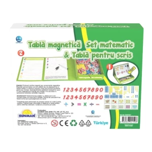 Joc educativ "Set matematic cu tablă pentru scris", (ro), Smile Games