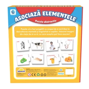 Puzzle "Învățăm asocierea elementelor", (ro), Smile Games