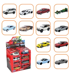 Mașini Metalice de Colecție 1:34 WELLY, 12 modele (24C)