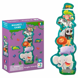 Магнитная игра &quot;Друзья из джунглей&quot;, 8 элем.
