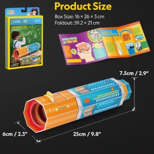 3D puzzle "Monocular", 14 elemente