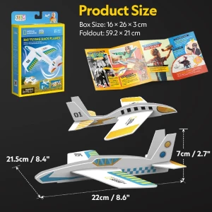 3D puzzle "Avioane care zboară la 360°"