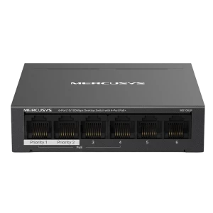 Switch de rețea MERCUSYS MS106LP, 4x IEEE 802.3af/at