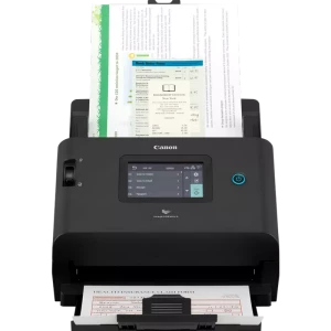 Scaner de documente cu alimentare automată Canon imageFORMULA DR-S350NW, A4, Negru