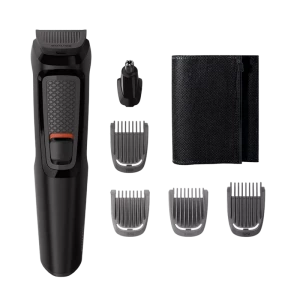 Trimmer pentru bărbați Philips Multigroom Series 3000 MG3710/15, Negru