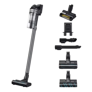 Aspirator Vertical Samsung Jet 75E Complete, Negru | Argintiu