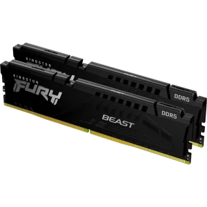 Оперативная память Kingston FURY Beast, DDR5 SDRAM, 5600 МГц, 128ГБ, KF556C36BBEK2-128
