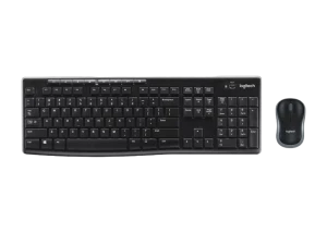Set Tastatură + Mouse Logitech MK270, Fără fir, Negru