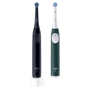 Periuță de dinți electrică Braun Oral-B iO2 Duo, Negru | Verde