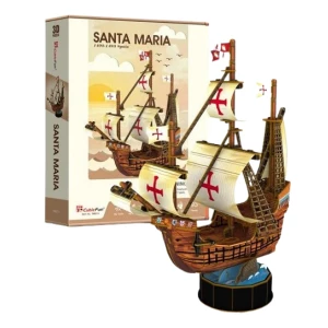 3D пазл Корабль Христофора Колумба “Санта Мария”, 93 элемента