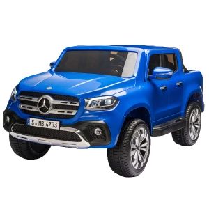 Электромобиль MERCEDES X-CLASS, 12V7Ah, мотор 45Wx2, EVA колеса, кожаные сидения