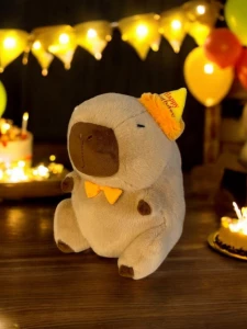 МЯГКАЯ ИГРУШКА 20 СМ «КАПИБАРА HAPPY BIRTHDAY» (999)